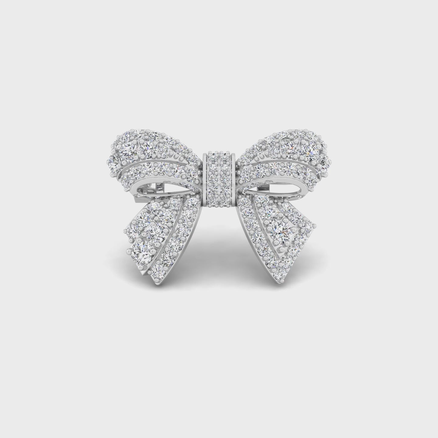 Luminous Bow Brooch