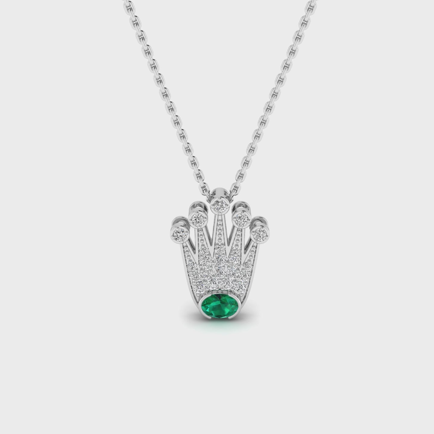 Sovereign Crown Pendant