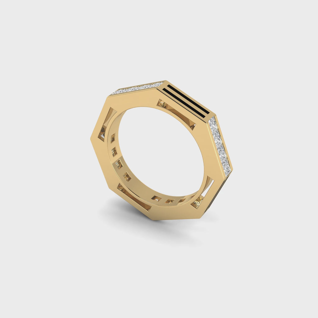 Edgy Octagonal Ring