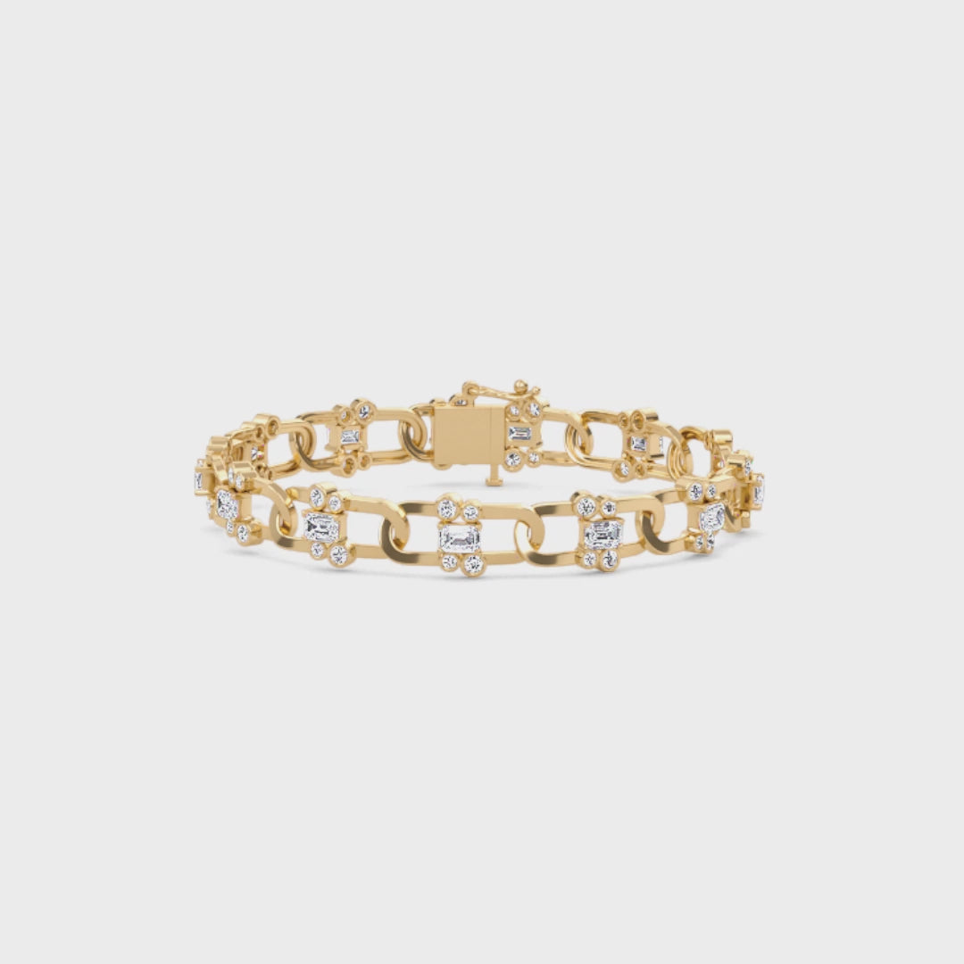 Emerald Radiance Link Bracelet