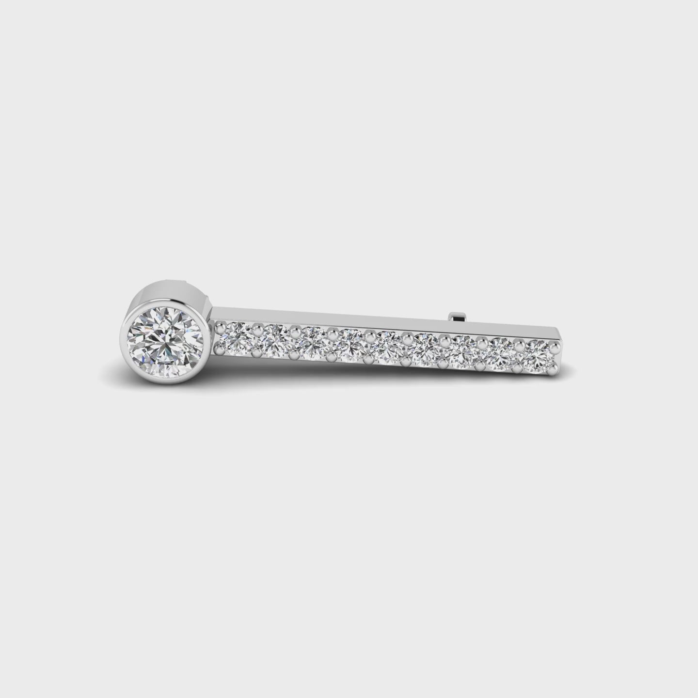 Linear Spark Brooch
