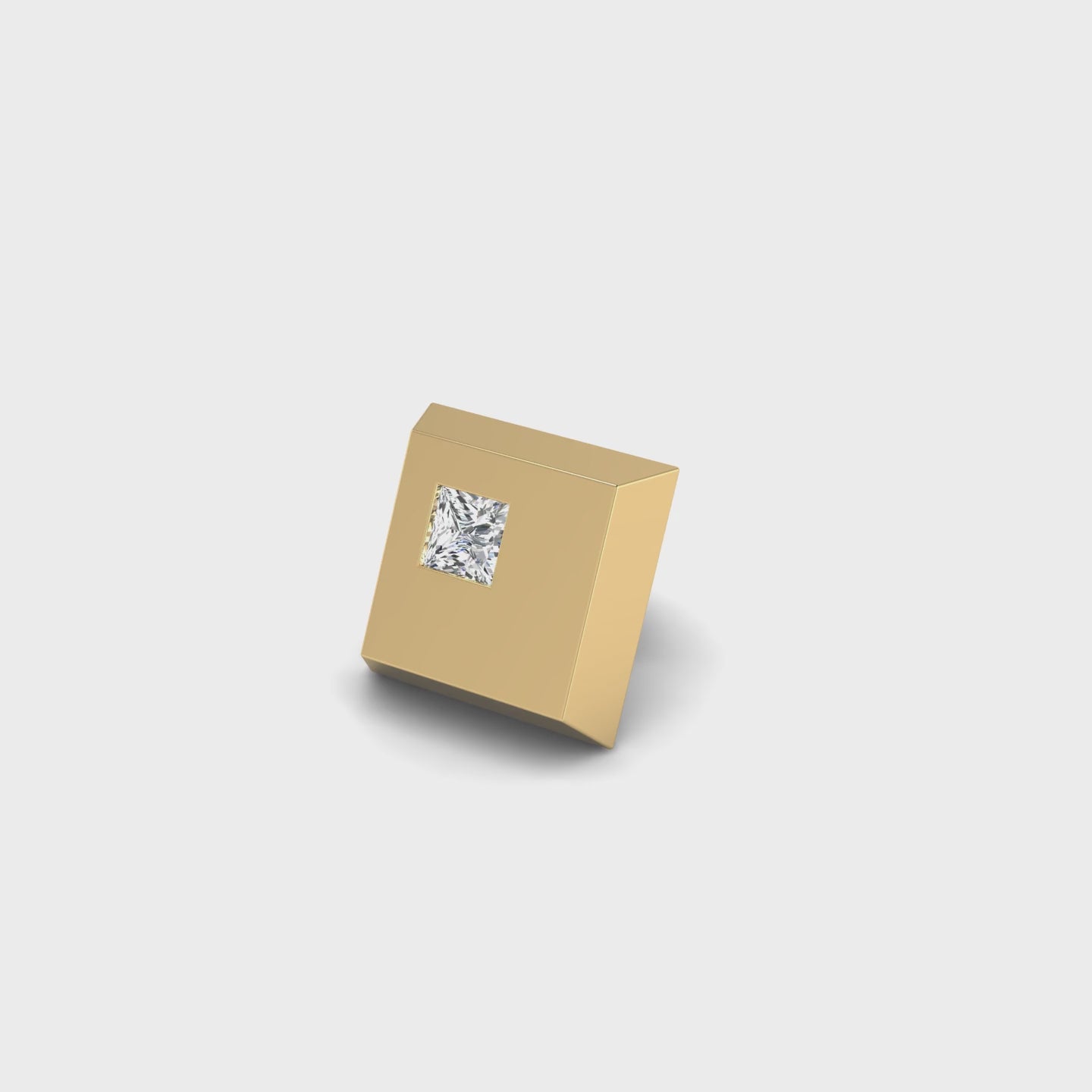 Square of Brilliance Stud