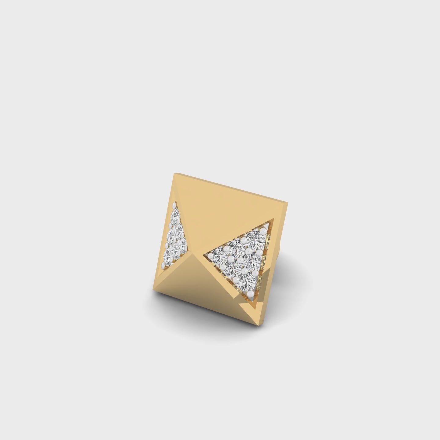 Pyramidal Pave Stud