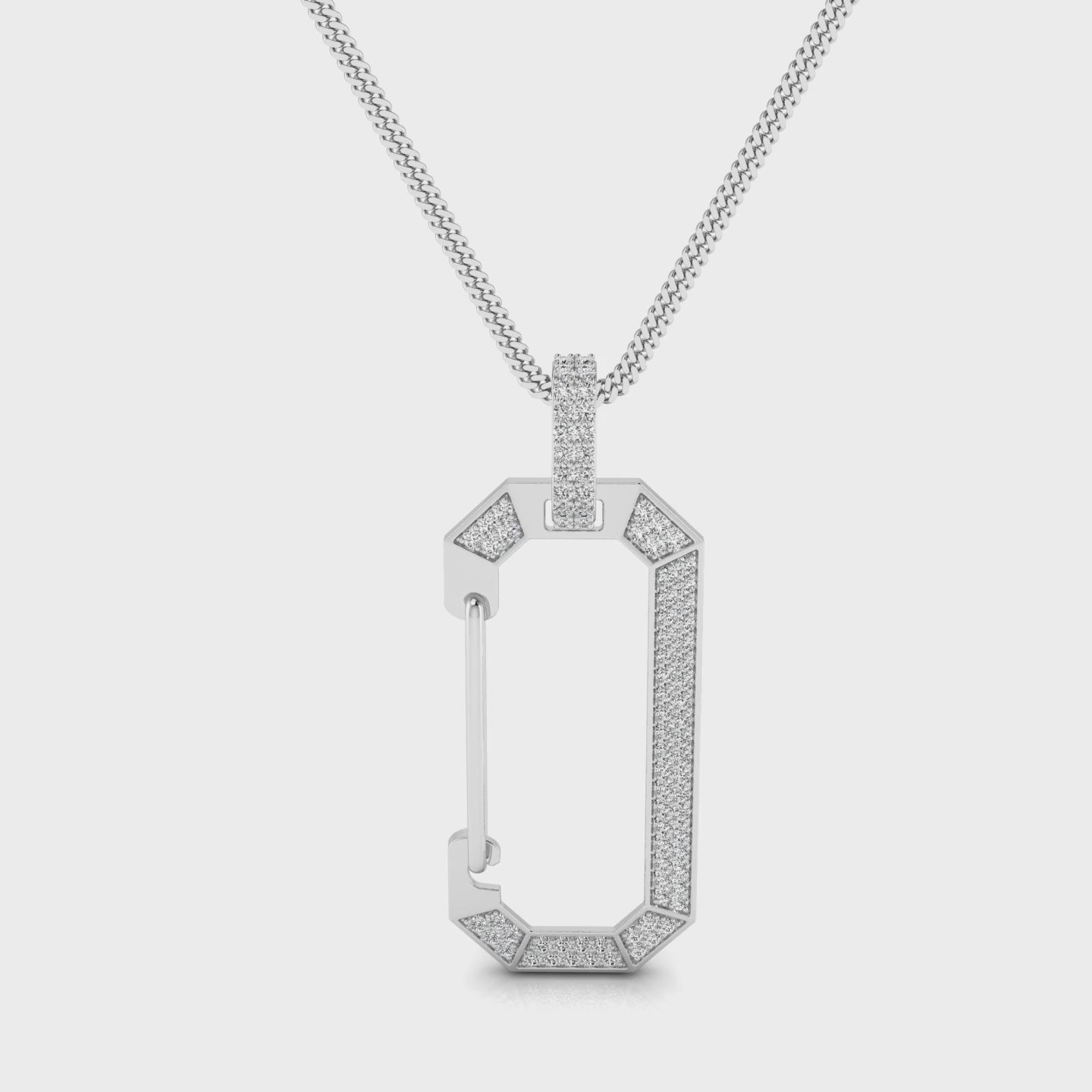 The Facet Carabiner Pendant