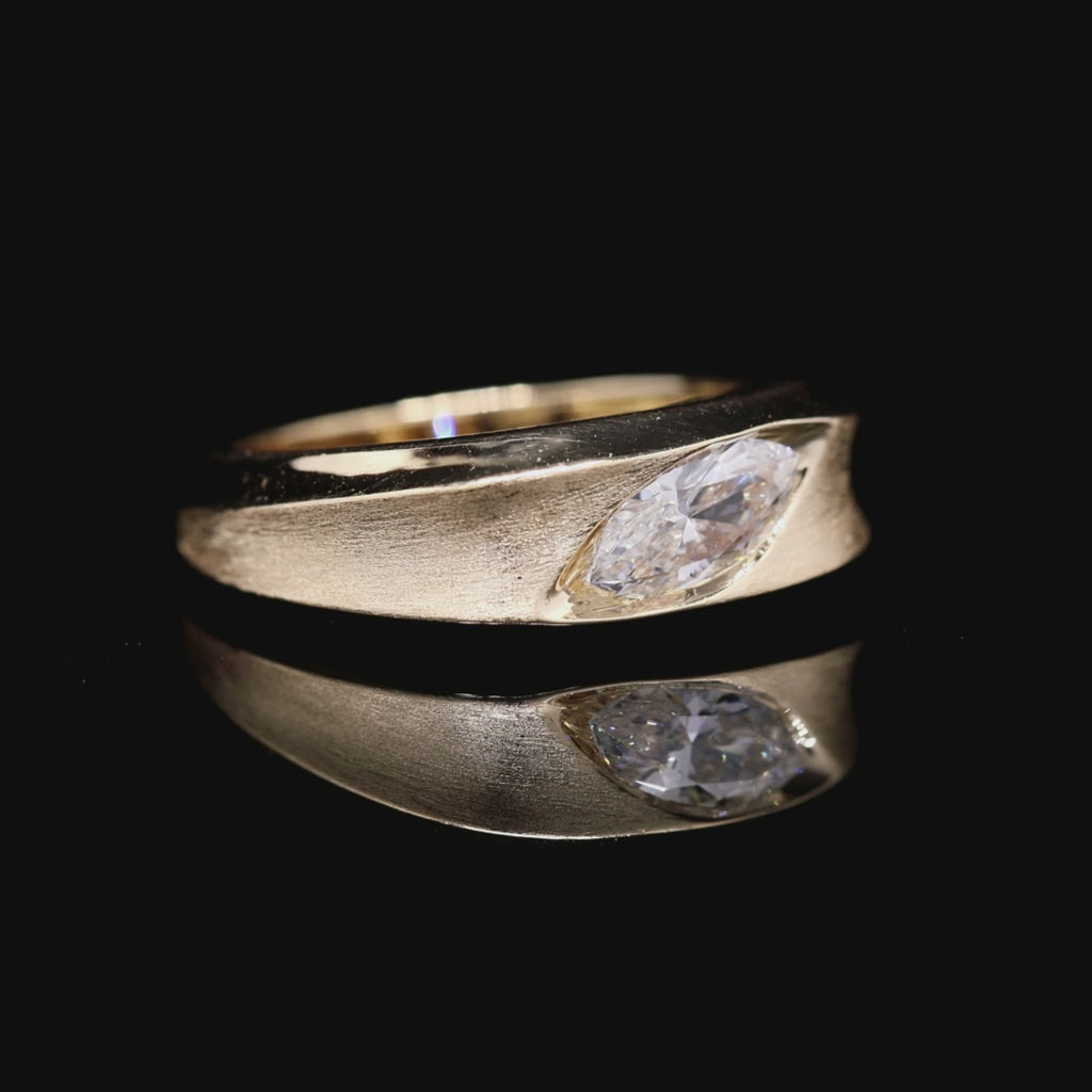 Marquise Signet Ring