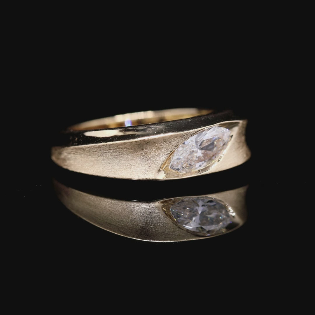 Marquise Signet Ring