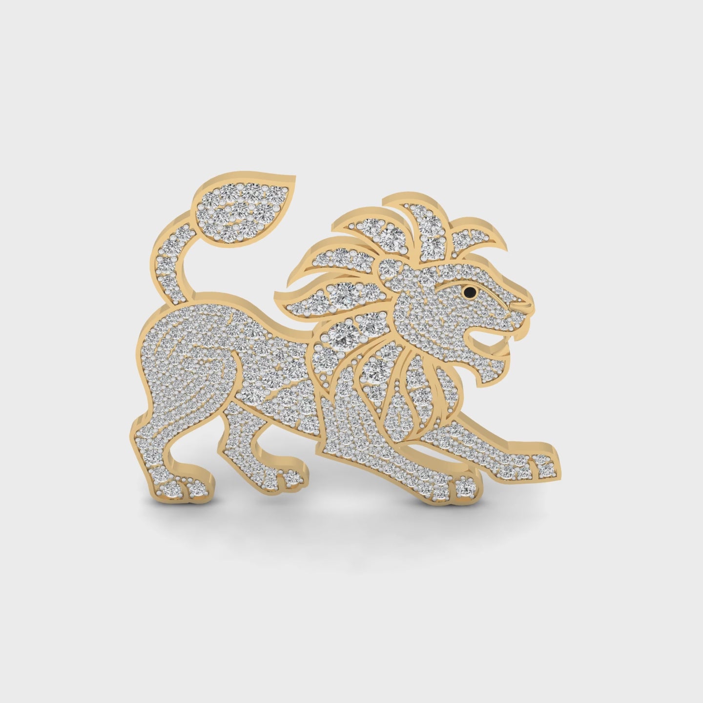 Imperion Lion Brooch