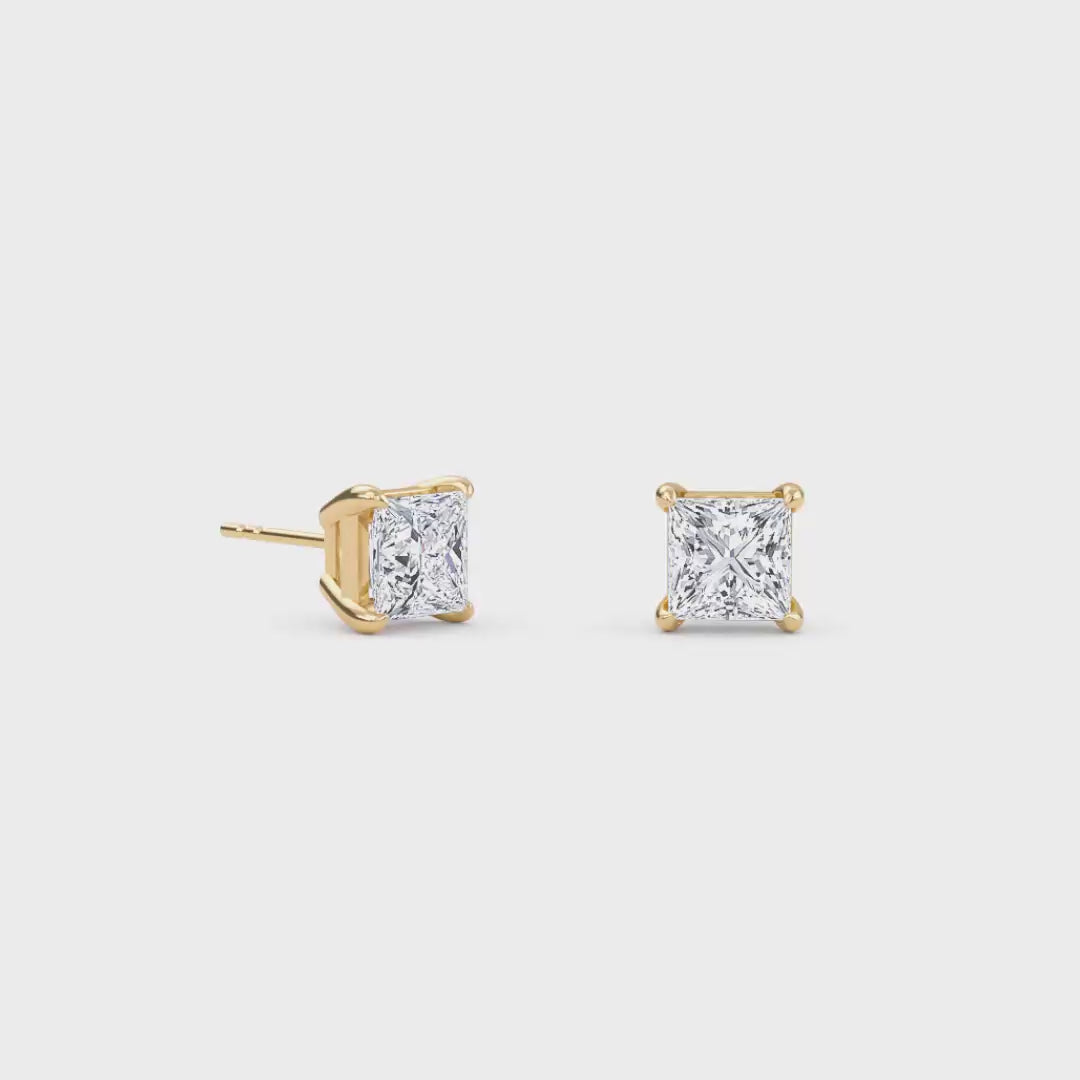 Classic Solitaire Earrings