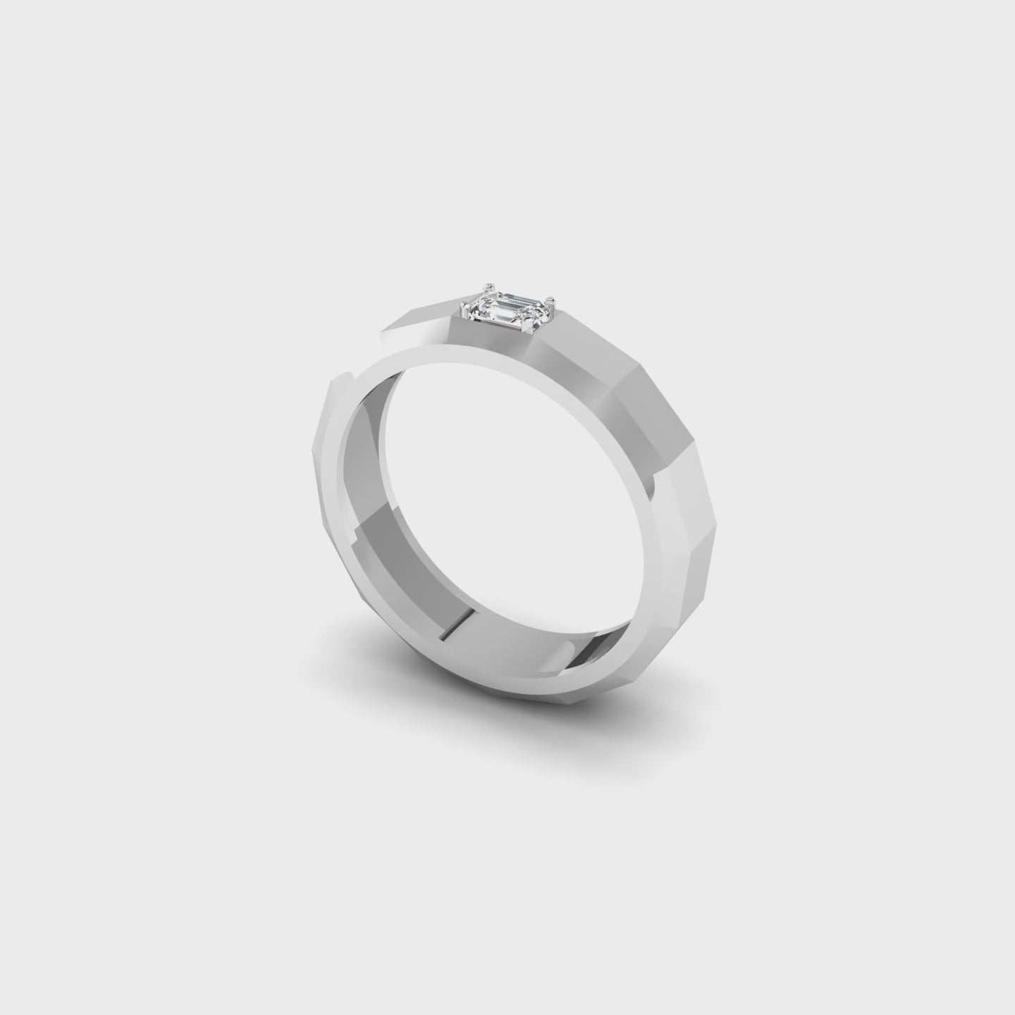 Edgy Elegance Ring