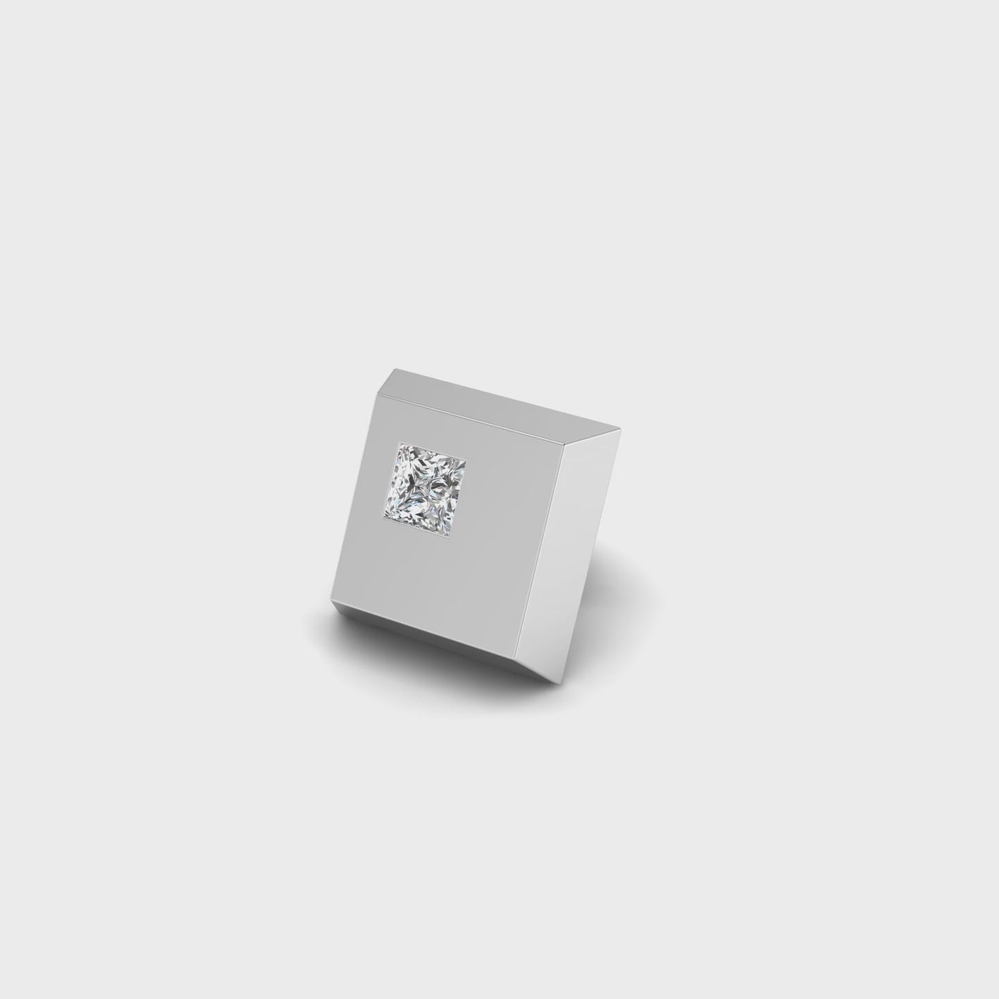 Square of Brilliance Stud