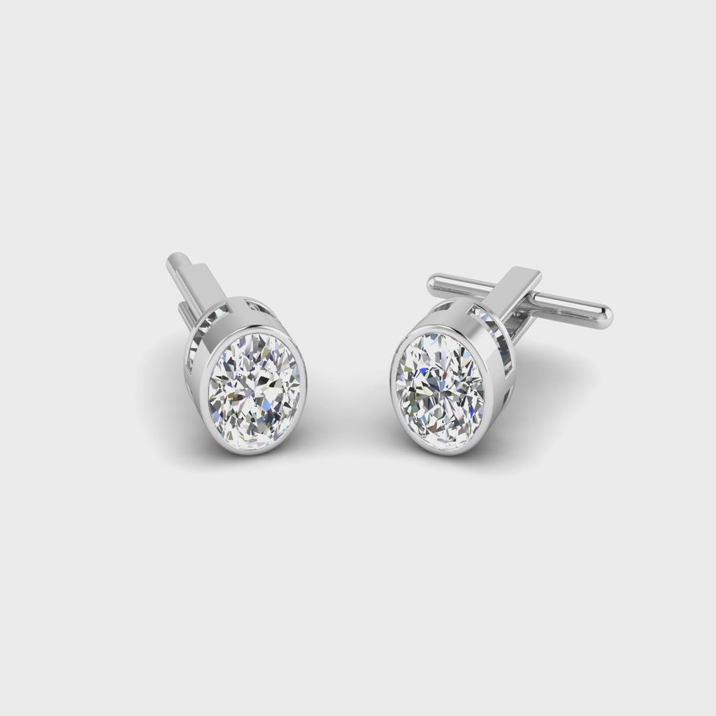Nova Oval Cufflinks