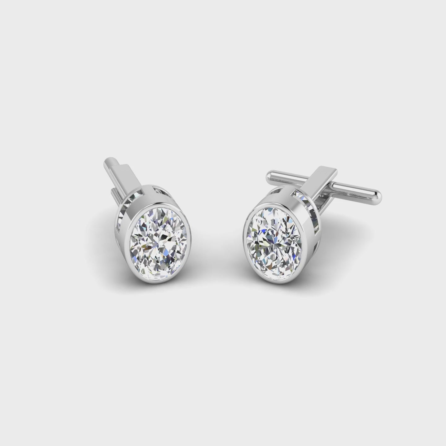Nova Oval Cufflinks
