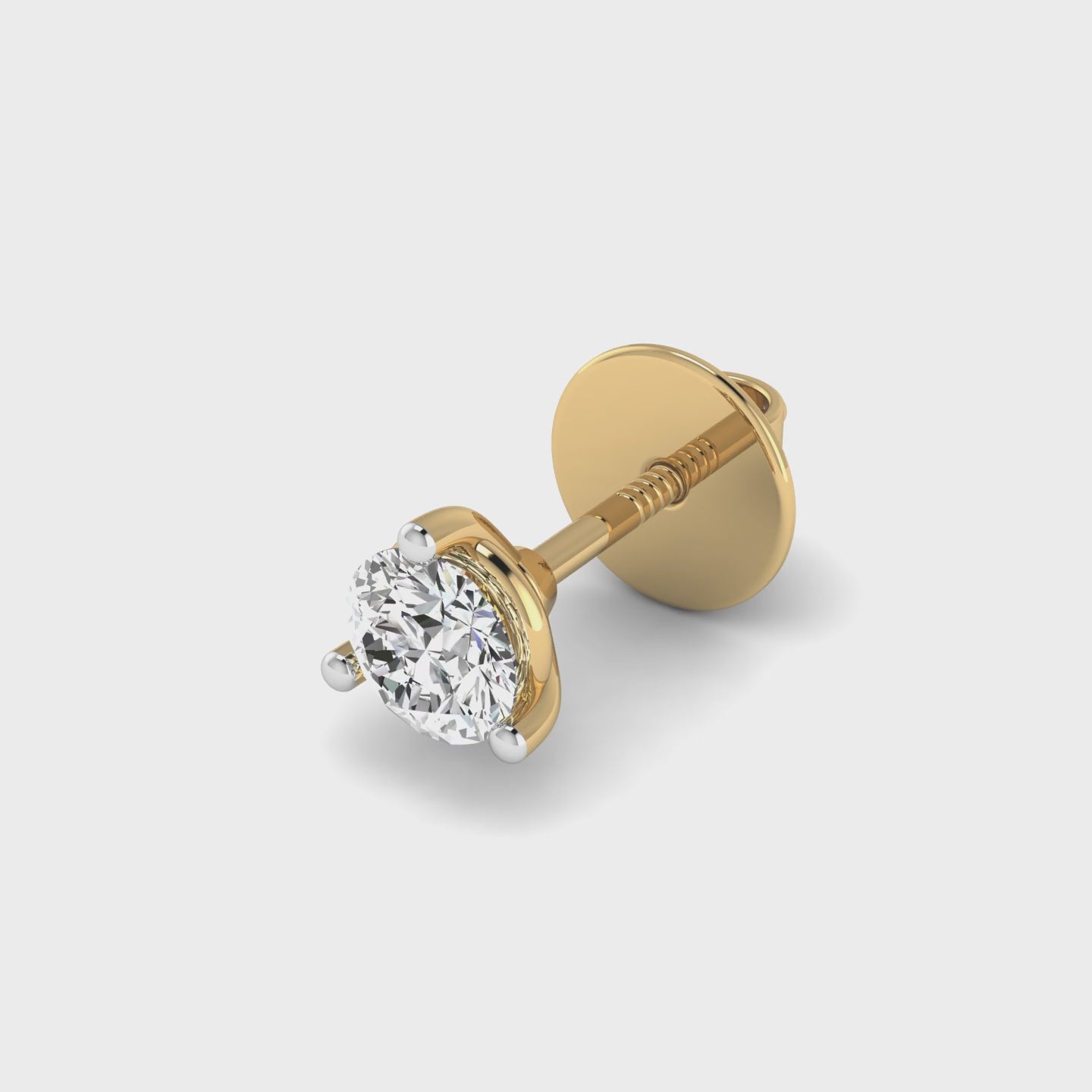 0.41 Carat Dazzling Solitaire Stud