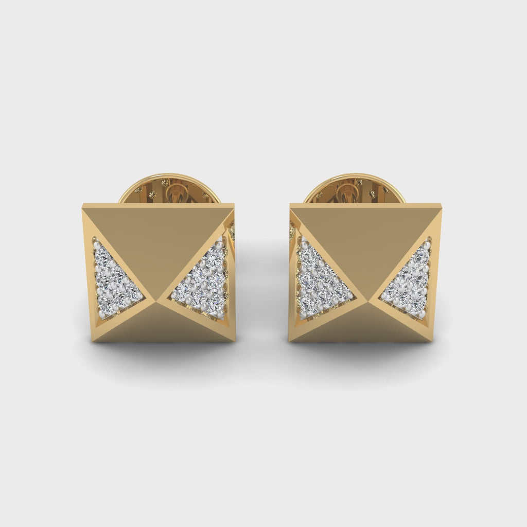 Pyramidal Pave Studs