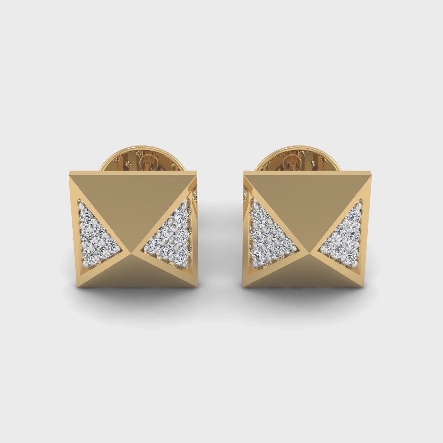 Pyramidal Pave Studs