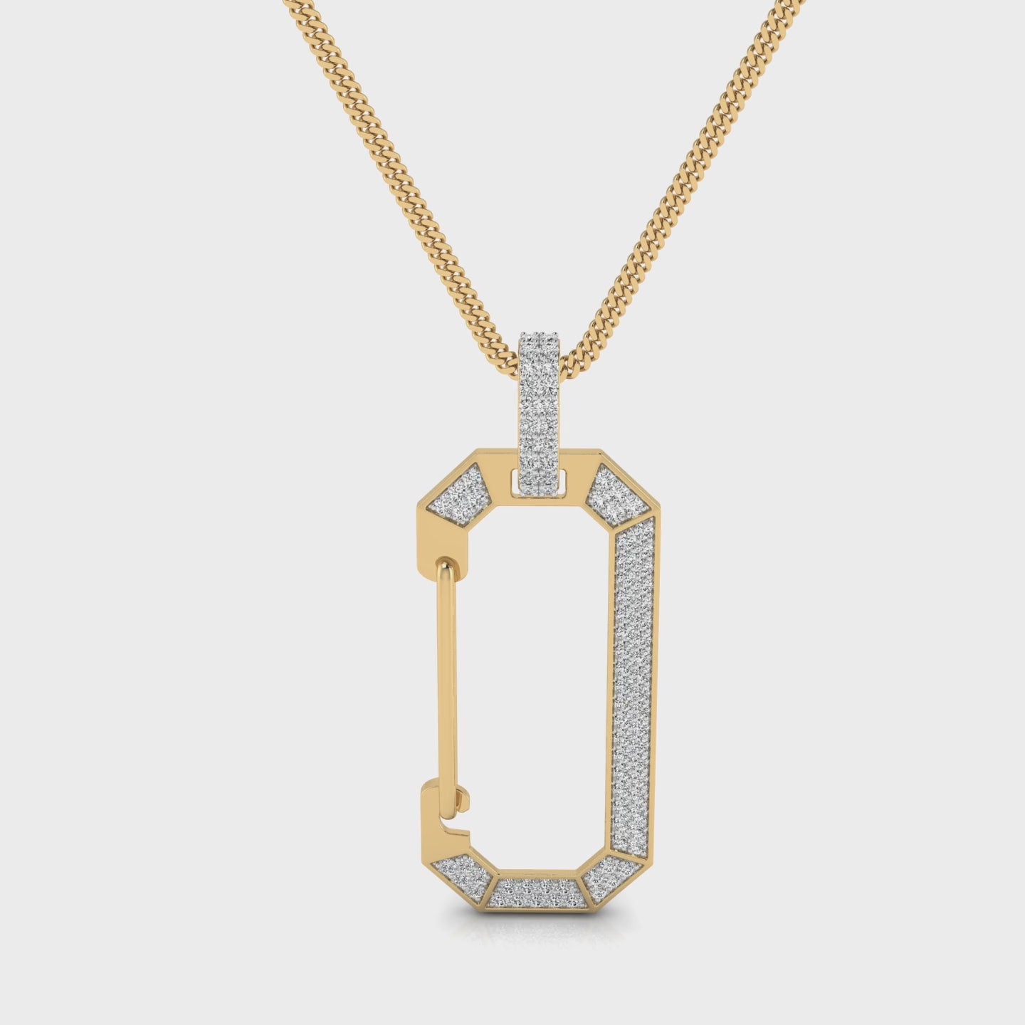 The Facet Carabiner Pendant