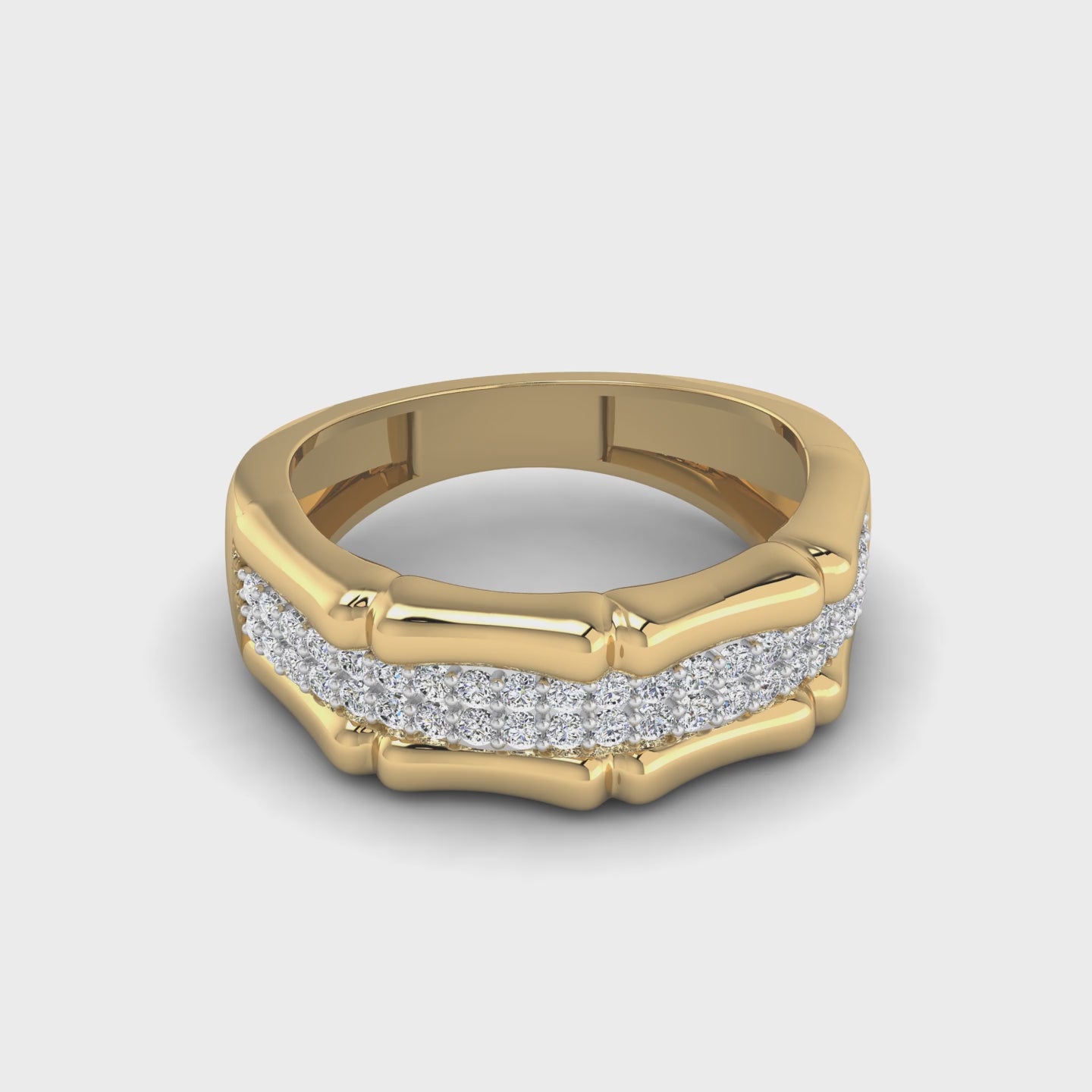 Bamboo Groove Ring