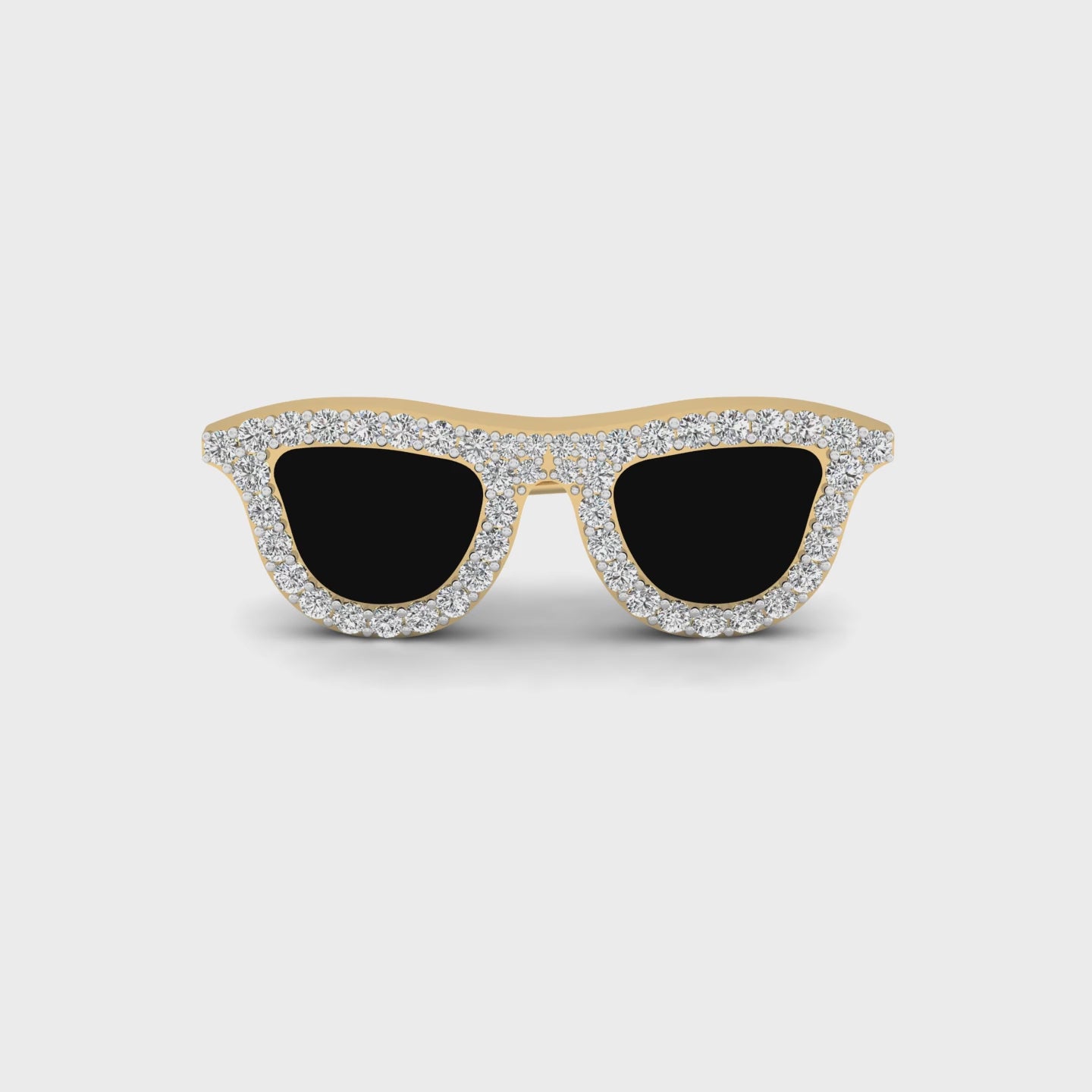 Gleaming Specs Brooch