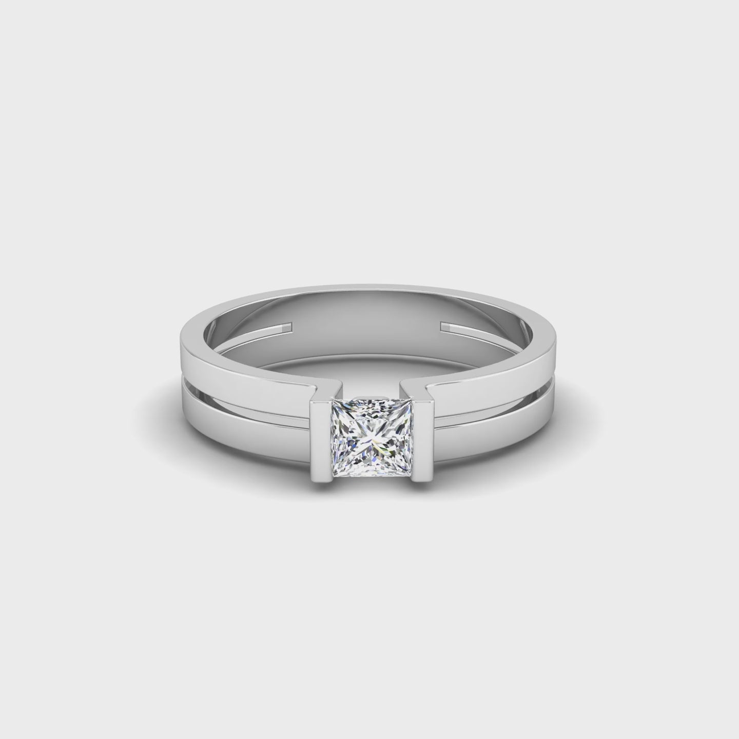 The Solitaire Frame Ring