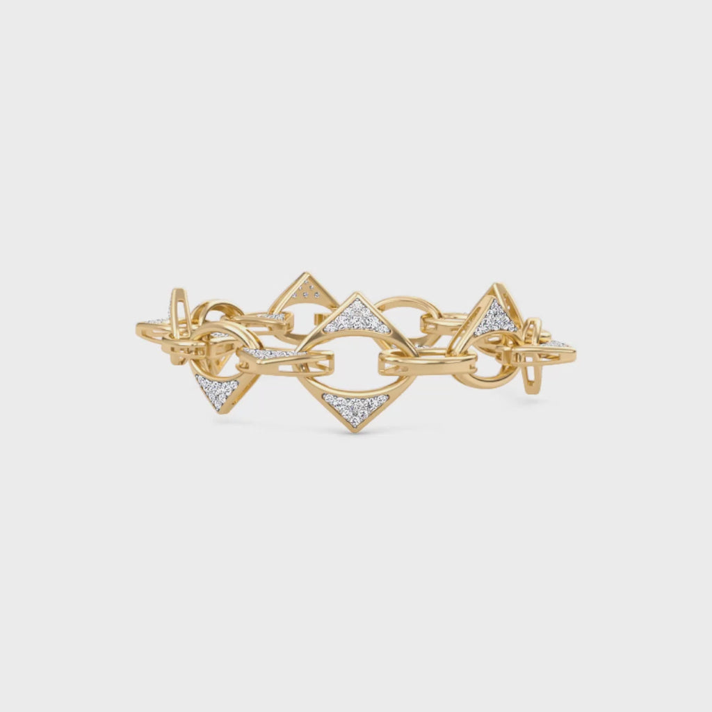 Cipher Diamond Bracelet