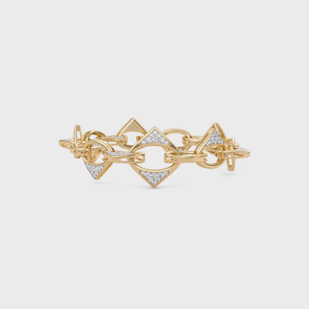 Cipher Diamond Bracelet