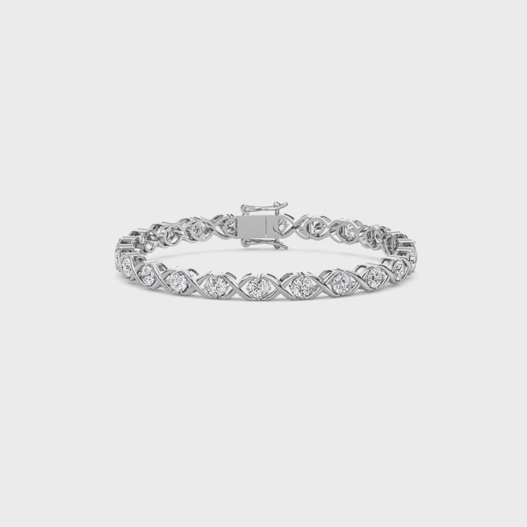 Crossfire Diamond Bracelet