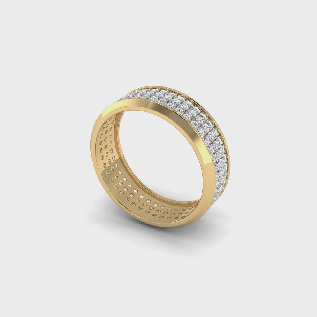 Twinkling Diamonds Band Ring
