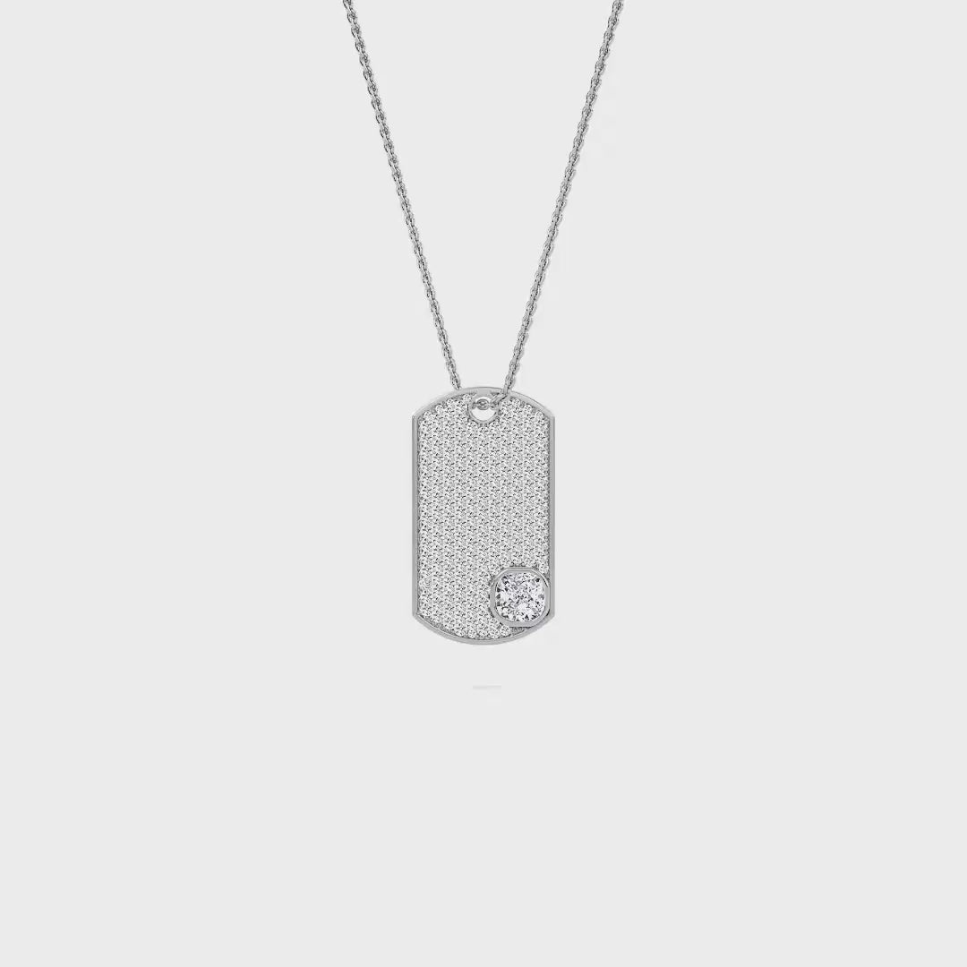 Accented Tag Pendant