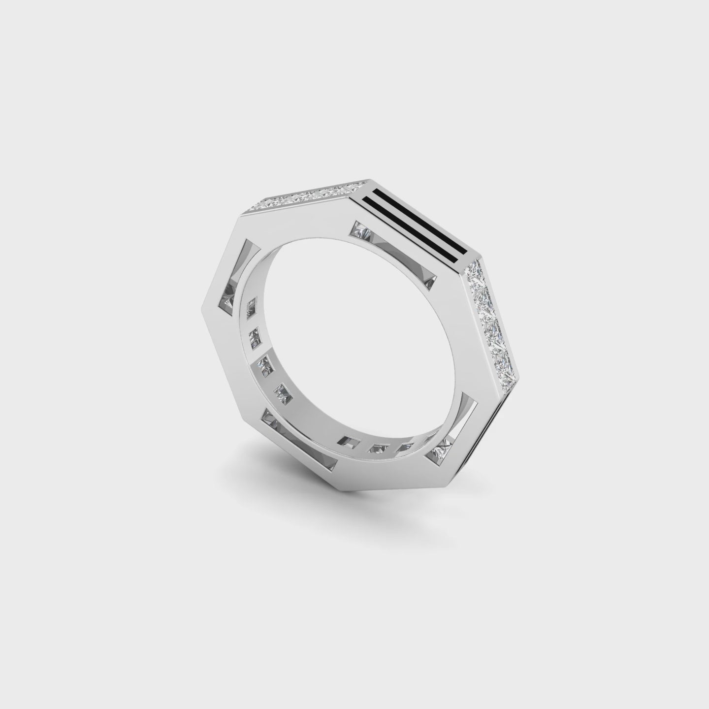 Edgy Octagonal Ring