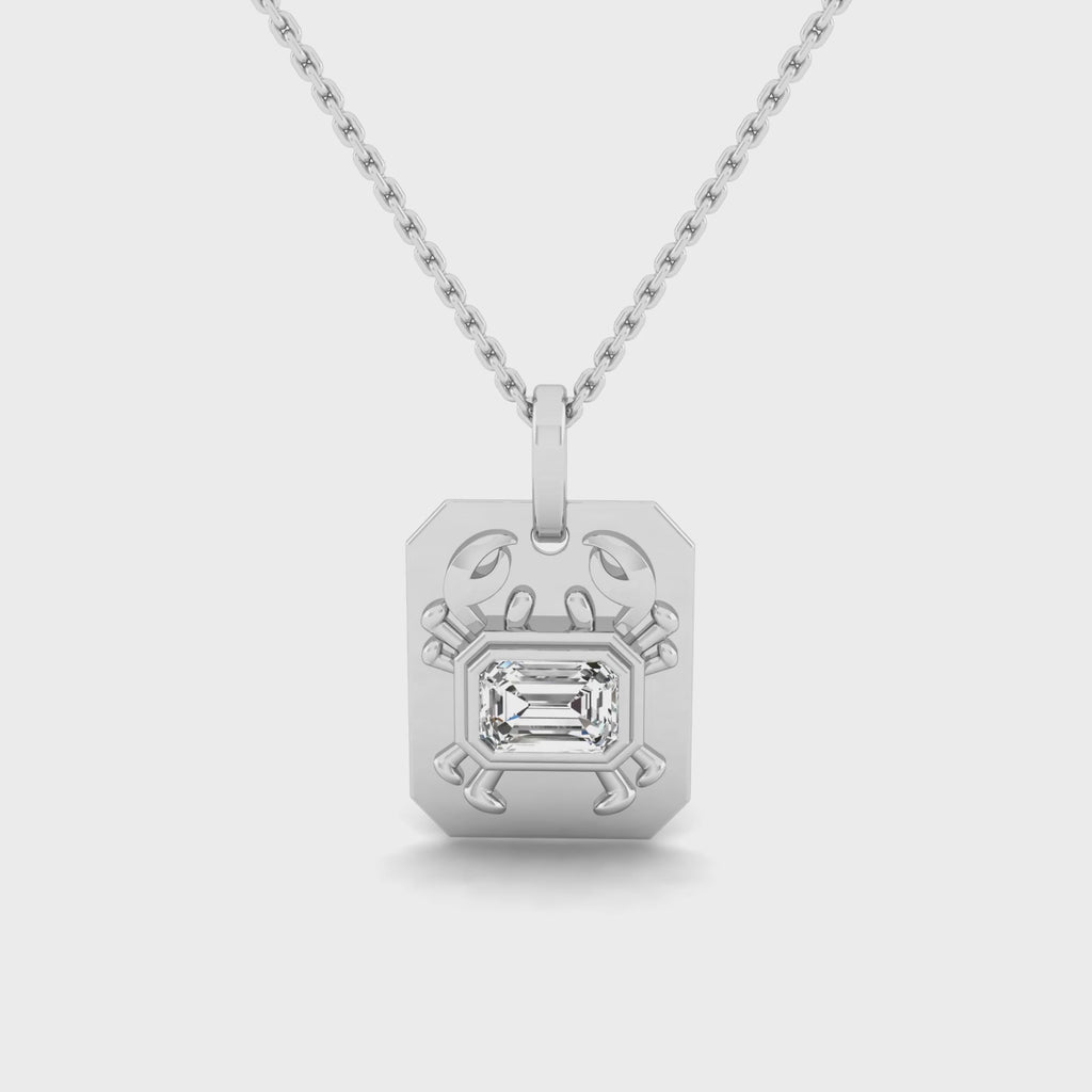 Cancer Emerald Crab Pendant