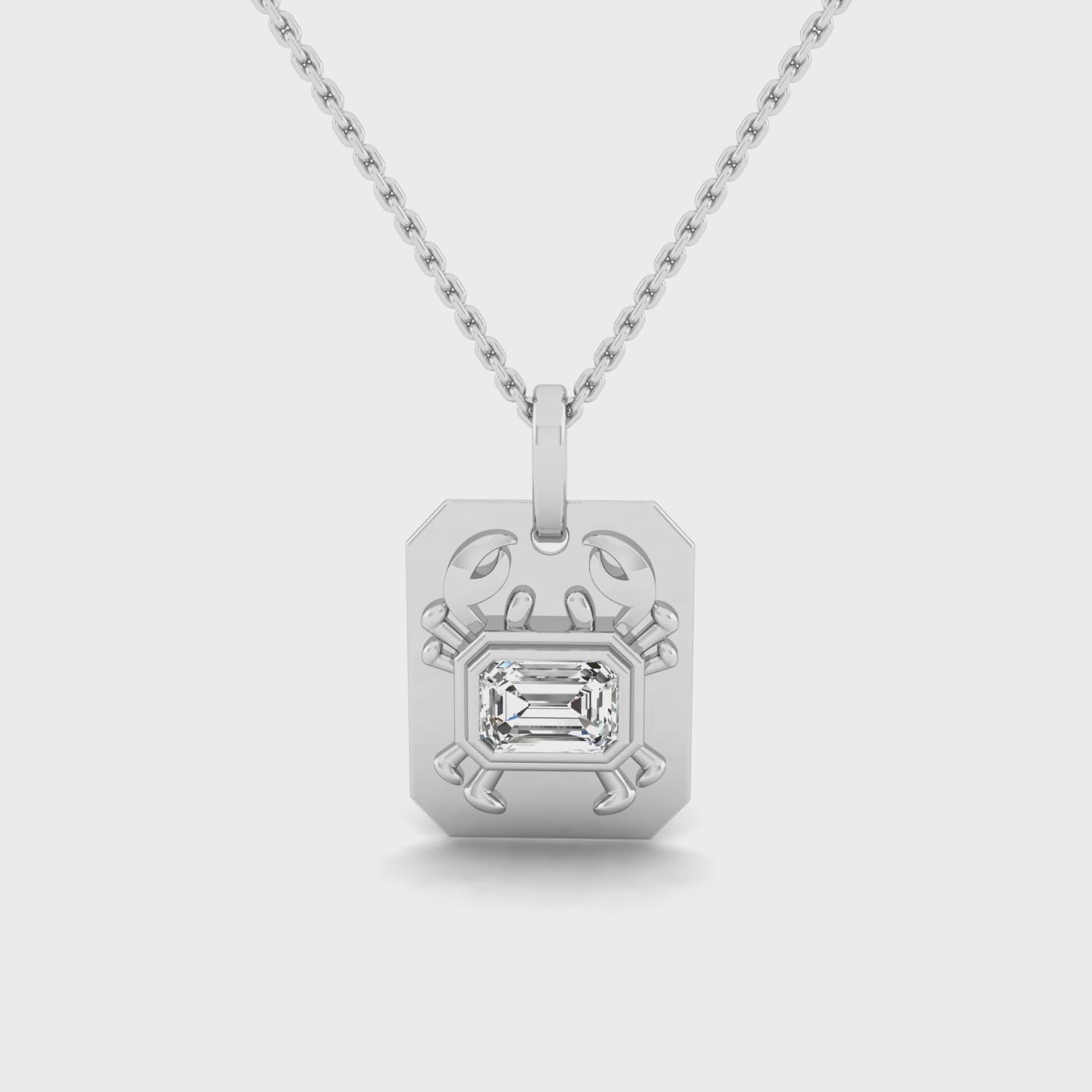 Cancer Emerald Crab Pendant