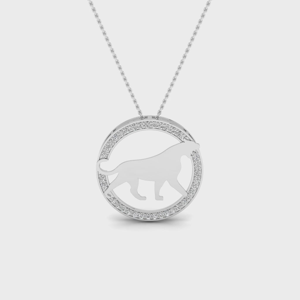 Lunar Panther Pendant