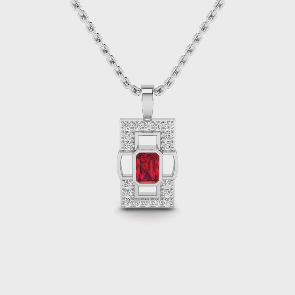 Ember Frame Pendant