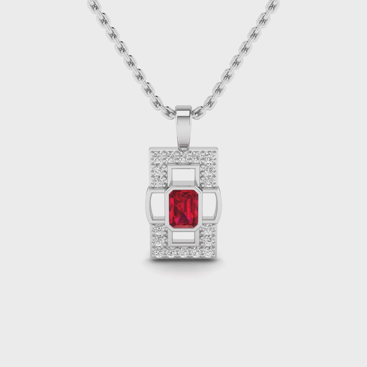Ember Frame Pendant