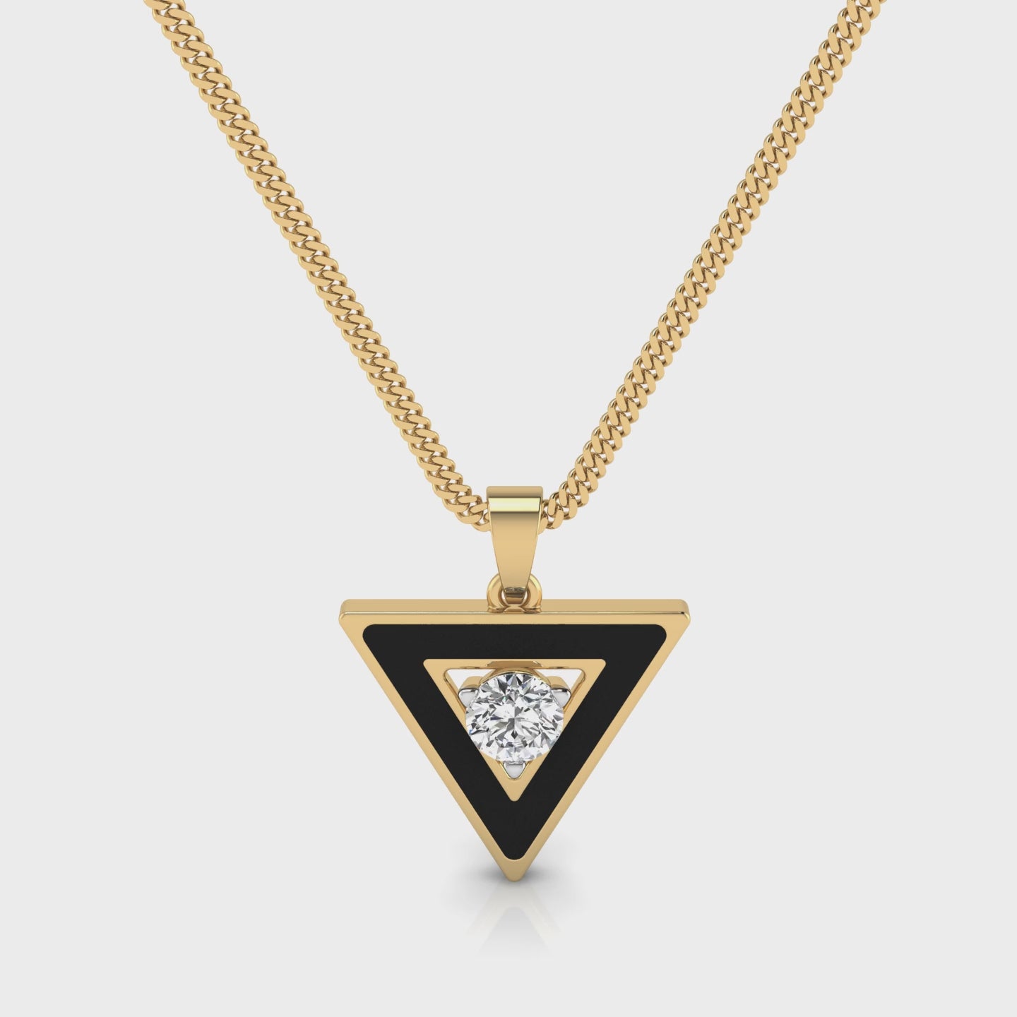 Trigon Noir Pendant