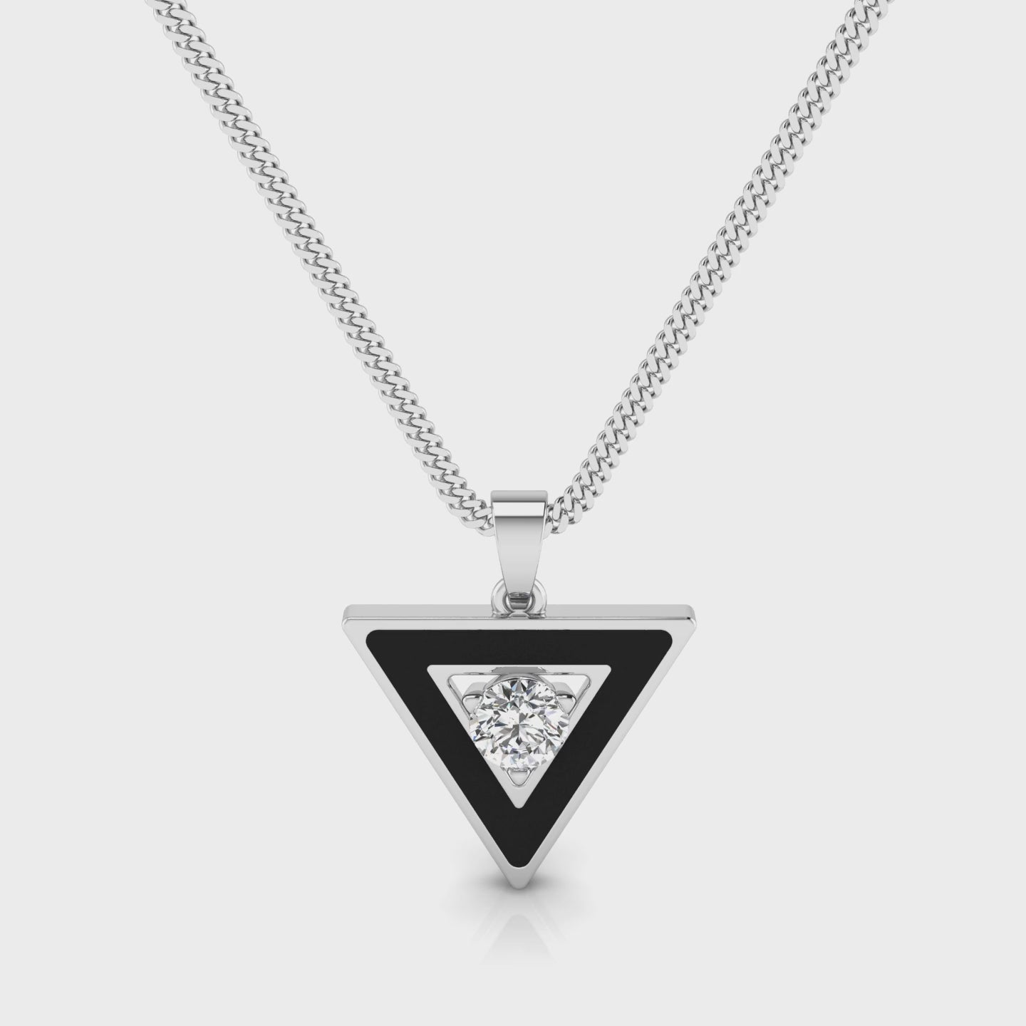 Trigon Noir Pendant