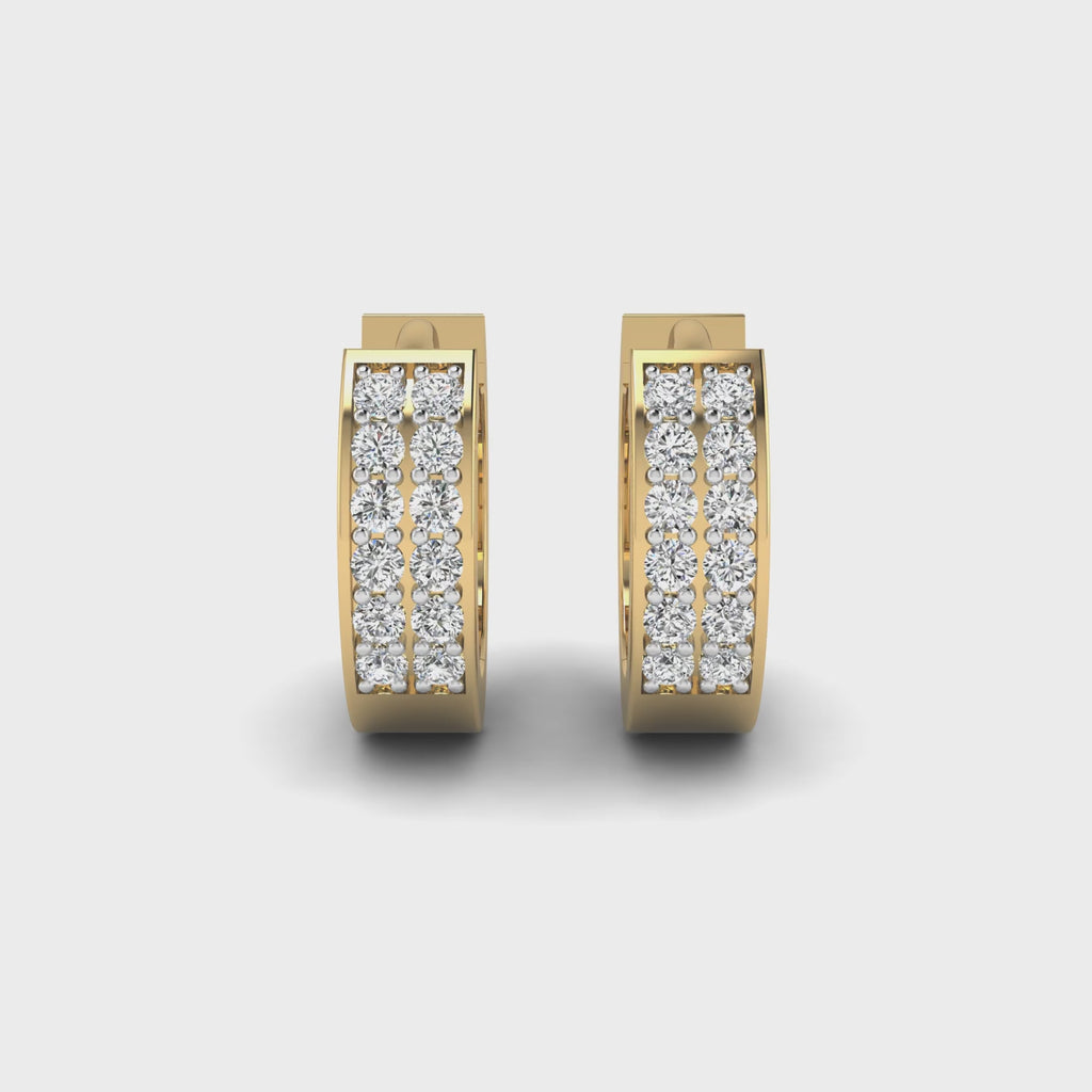 Striker Diamond Band Hoops