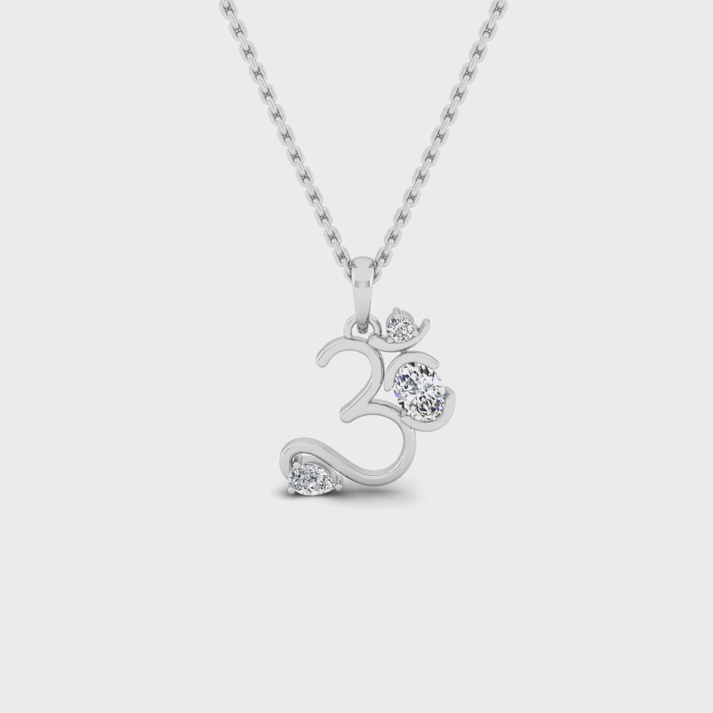 Divine Om Diamond Pendant