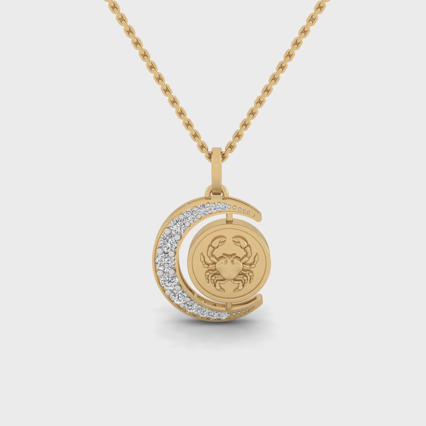 Cancerian Reversible Pendant