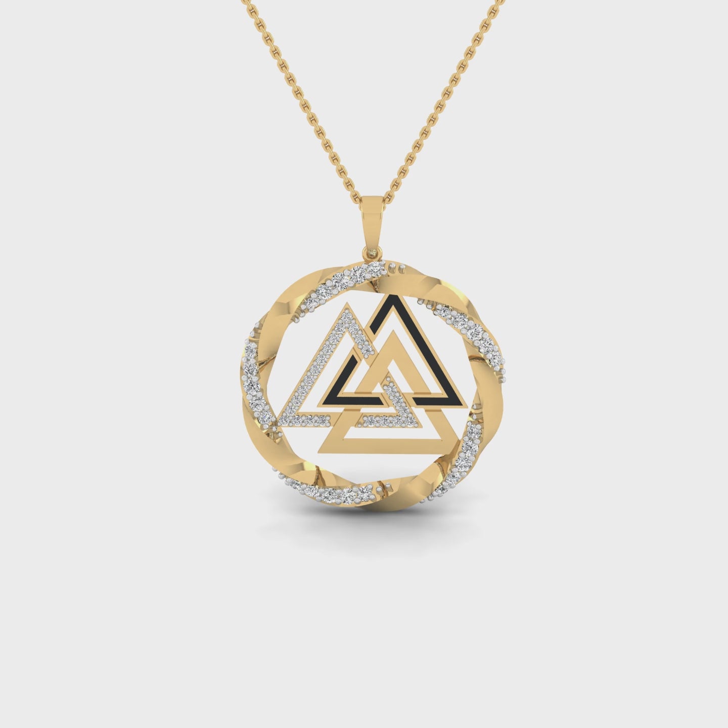 The Odin Valknut Pendant