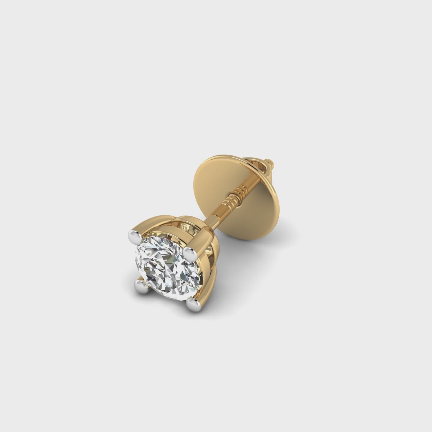 1 Carat The Solitaire Spark Stud