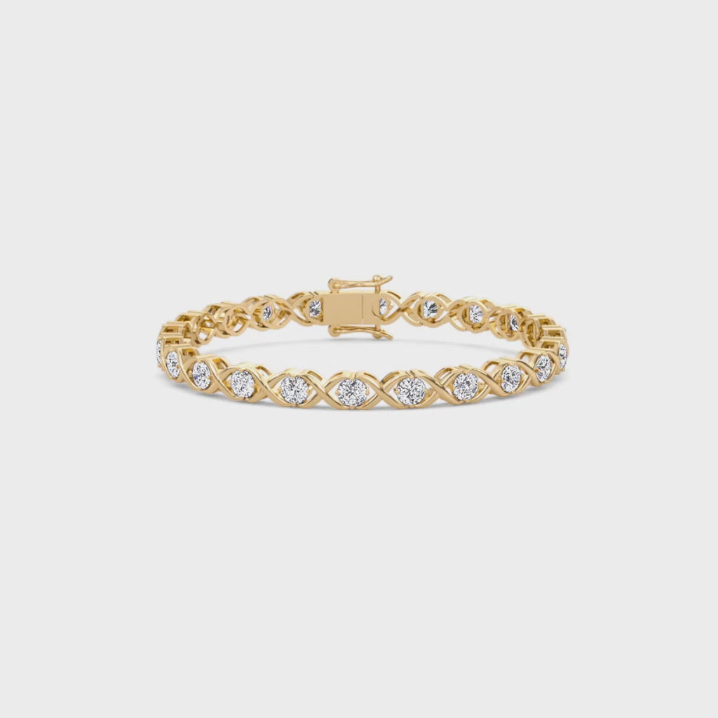 Crossfire Diamond Bracelet
