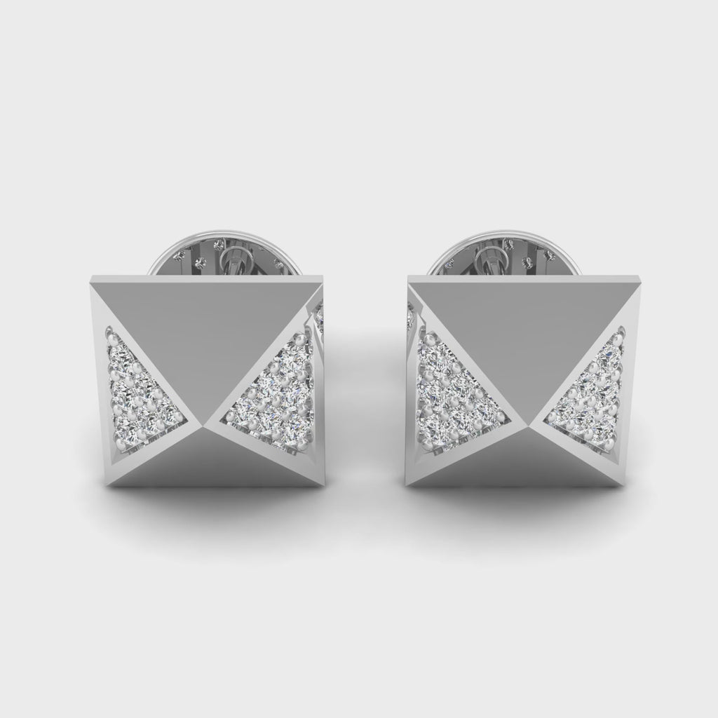 Pyramidal Pave Studs