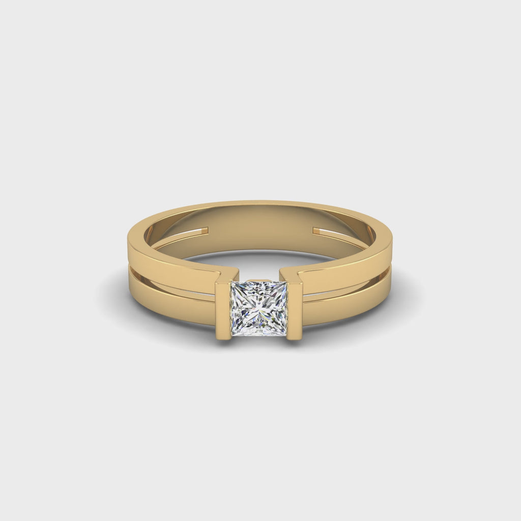The Solitaire Frame Ring
