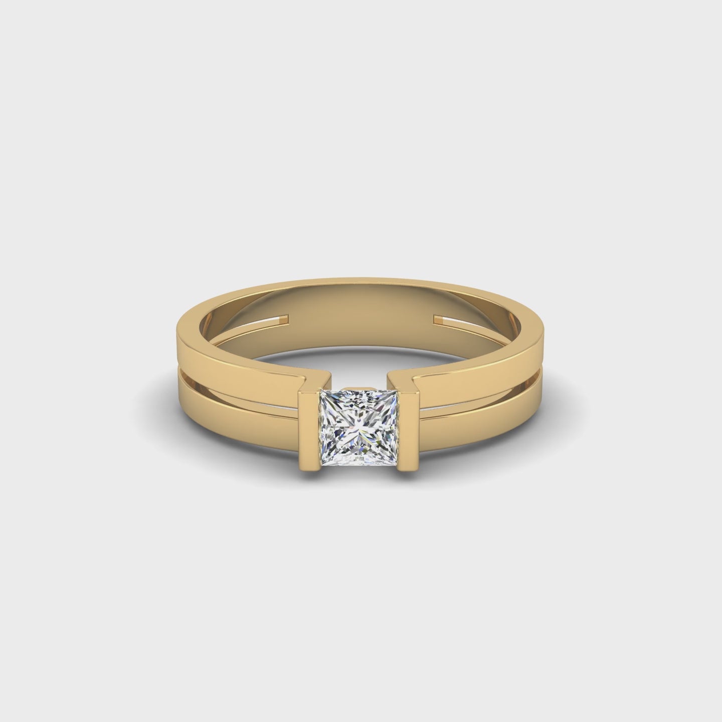 The Solitaire Frame Ring
