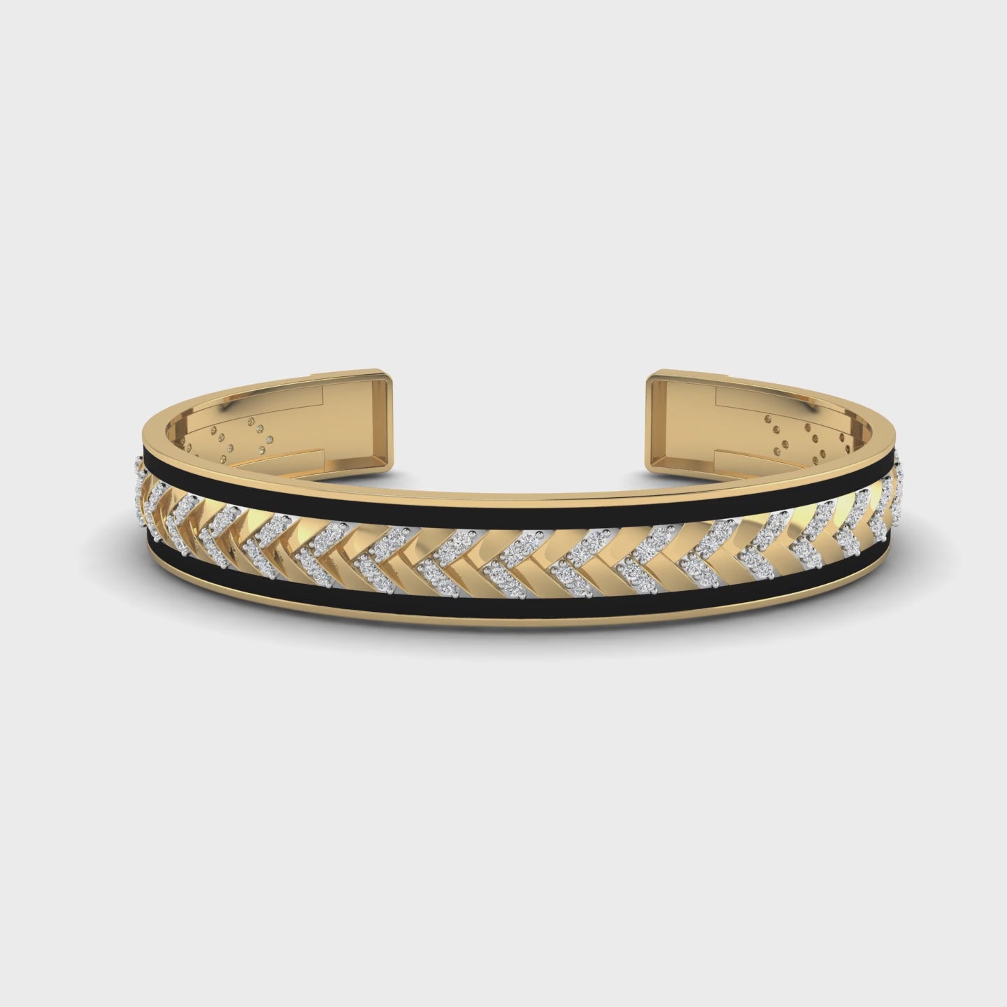 Men's Chevron Cuff Bracelet