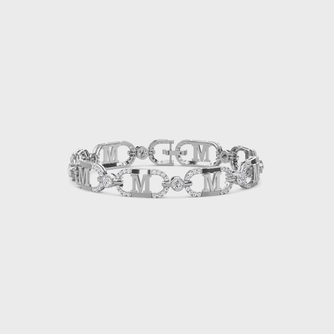 Monogram Diamond Bracelet