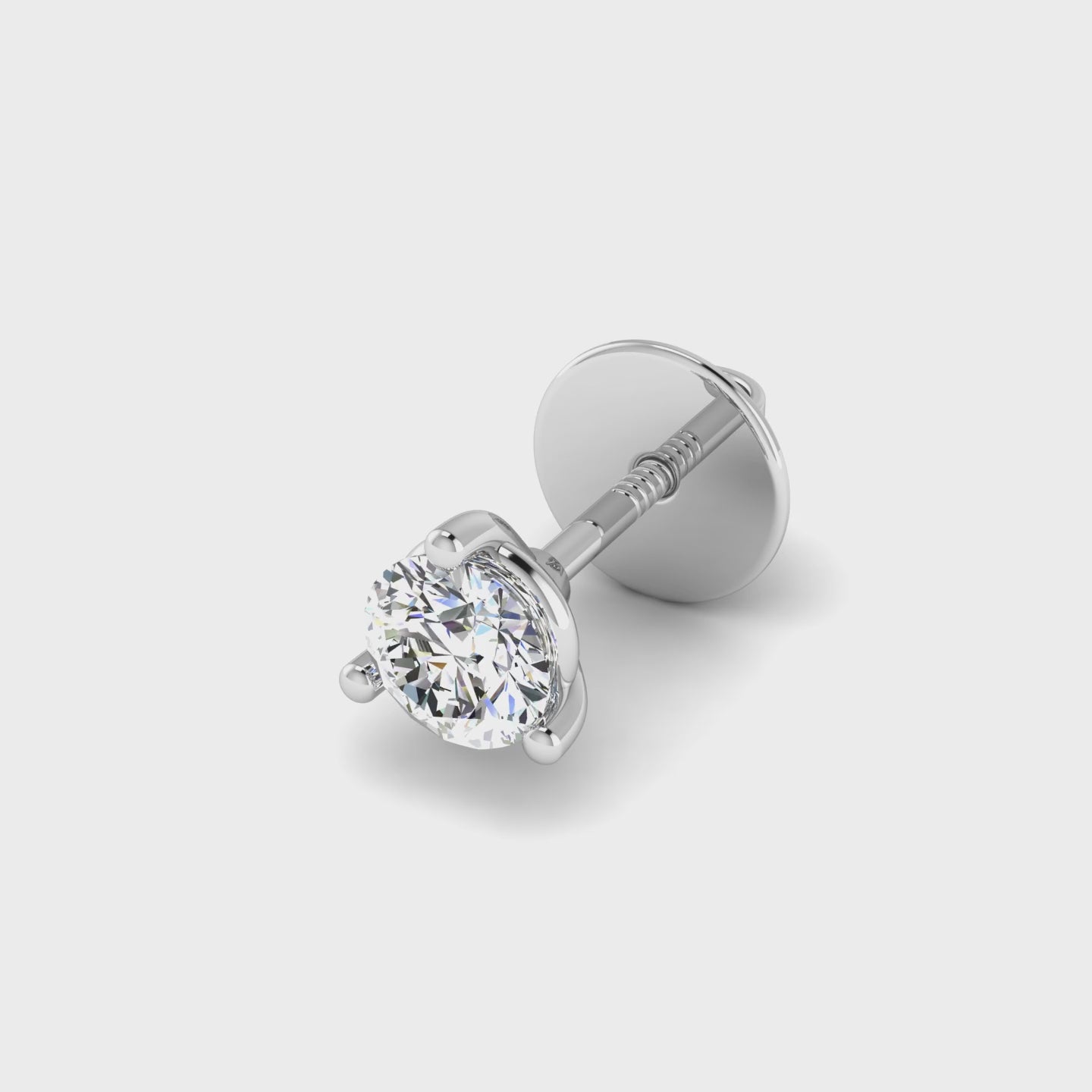 0.41 Carat Dazzling Solitaire Stud
