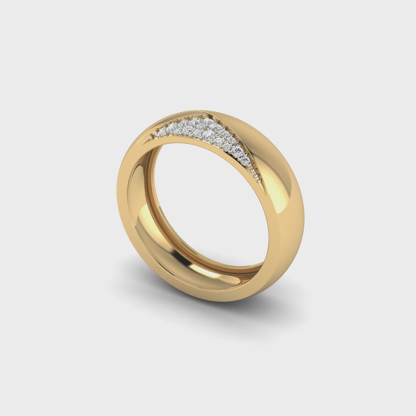 Asymmetrical Allure Ring