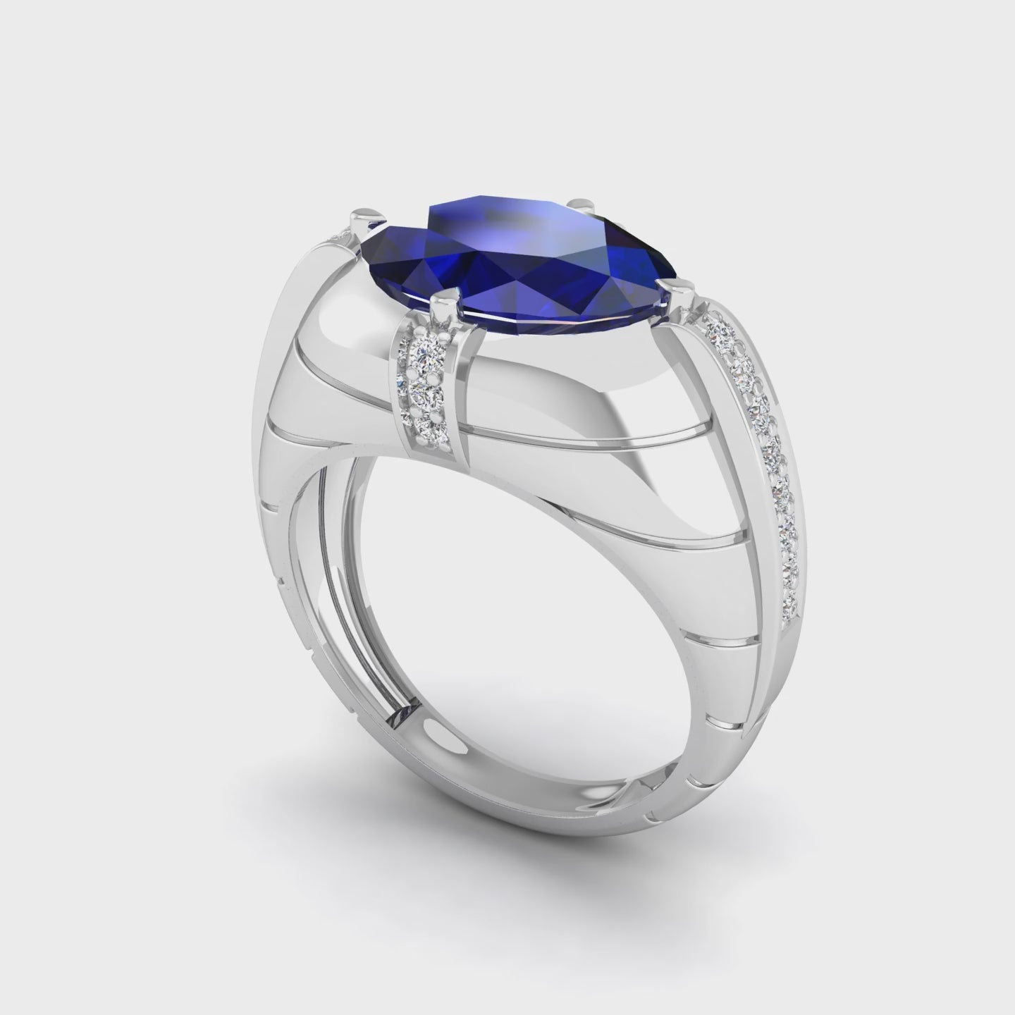 Royal Cerulean Ring